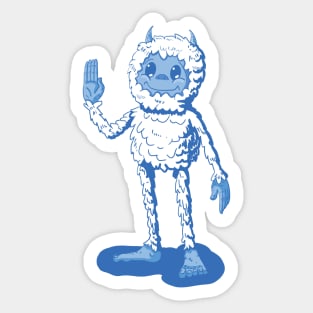 MR. YETI no background Sticker